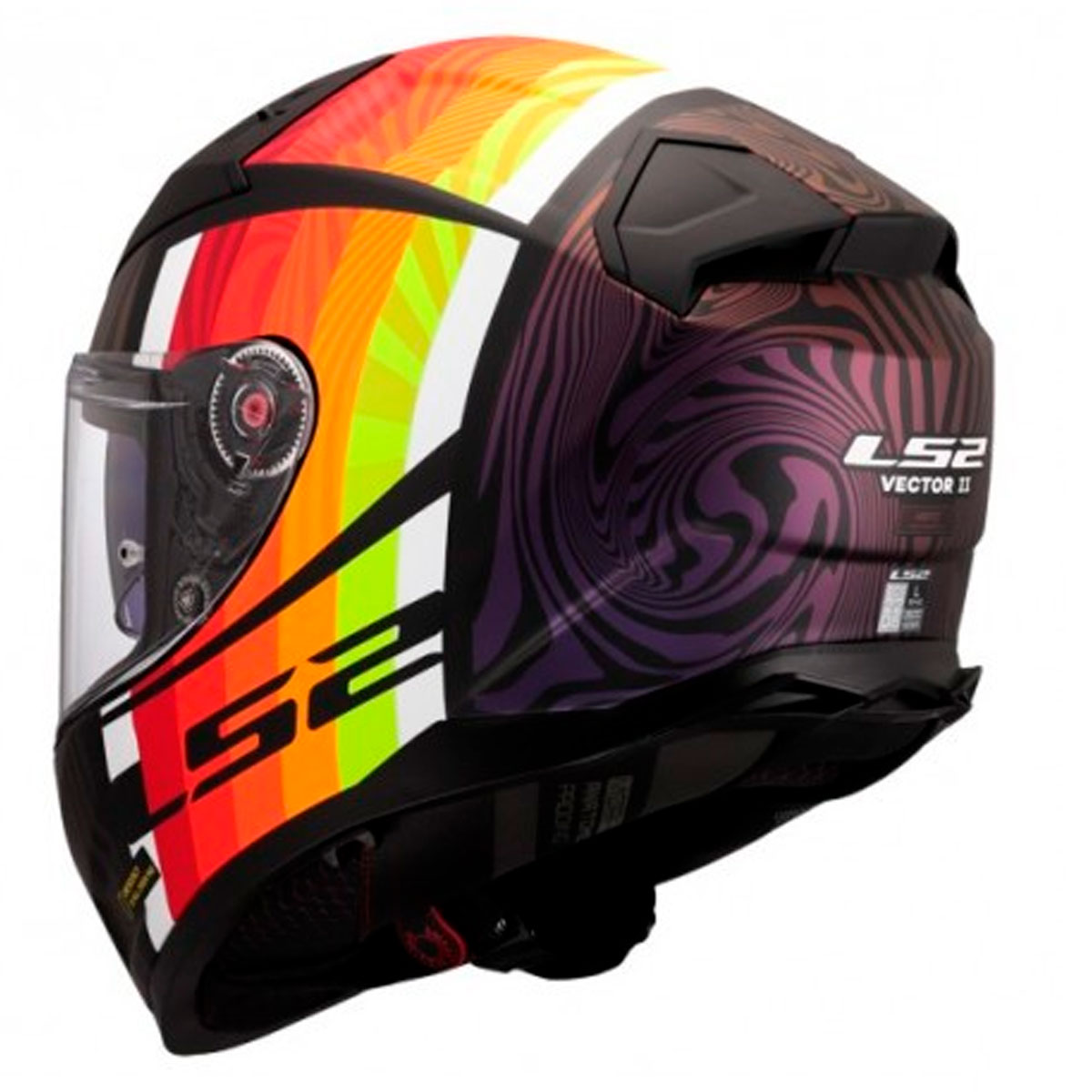 Casco LS2 Vector II FREEDOM Negro Camaleon