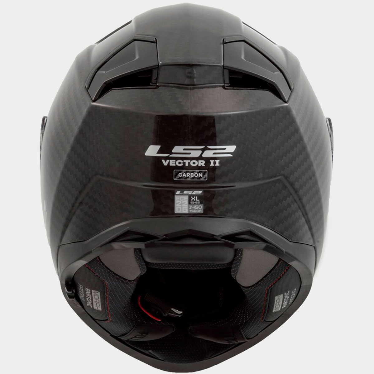 Casco LS2 Vector II Carbon Negro Brillo