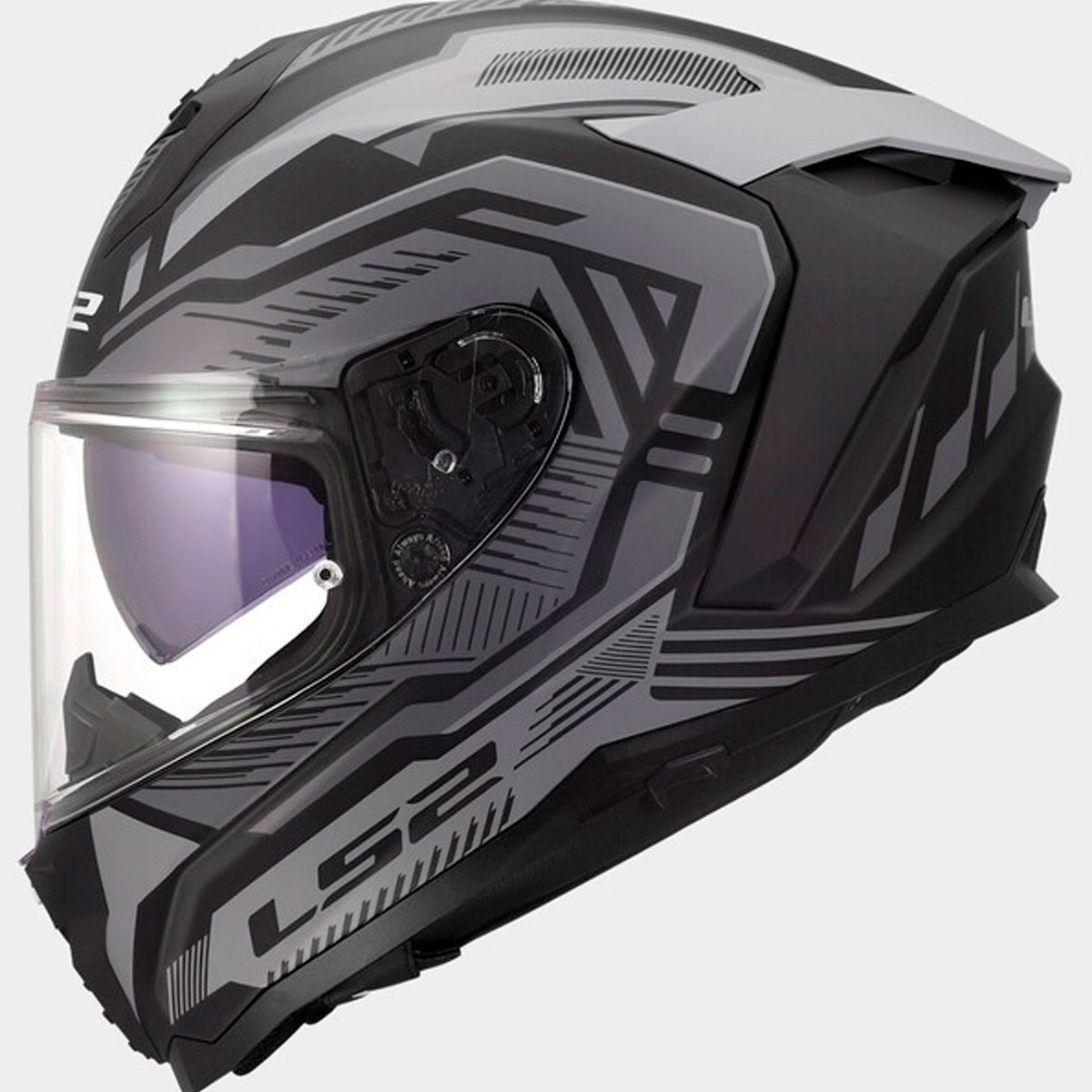 Casco LS2 CHALLENGER II DRAVIX Gris