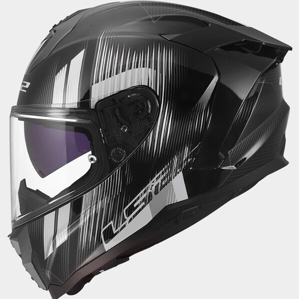 Casco LS2 CHALLENGER II NITRO Negro Gris