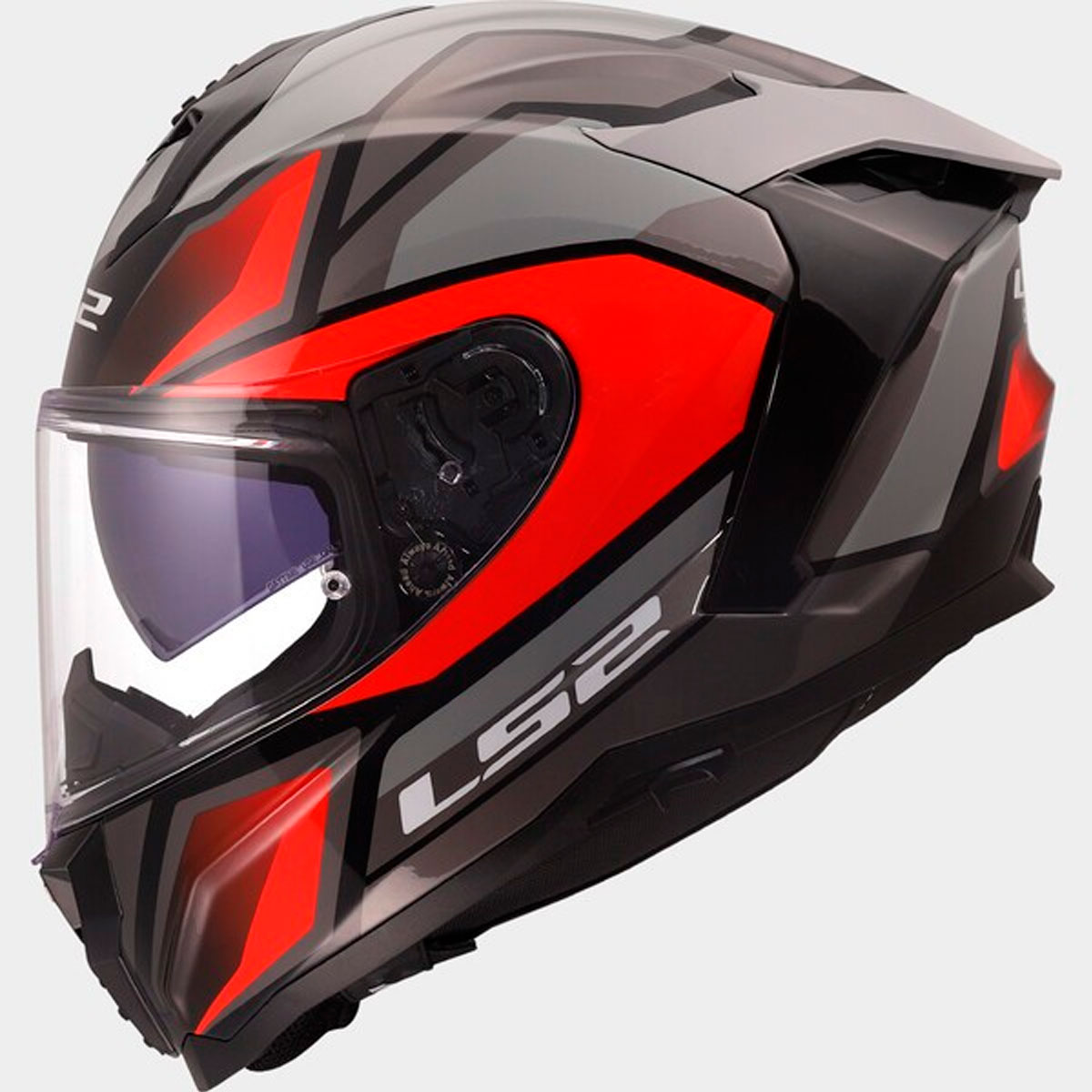 Casco LS2 CHALLENGER II VIPER Gris Rojo