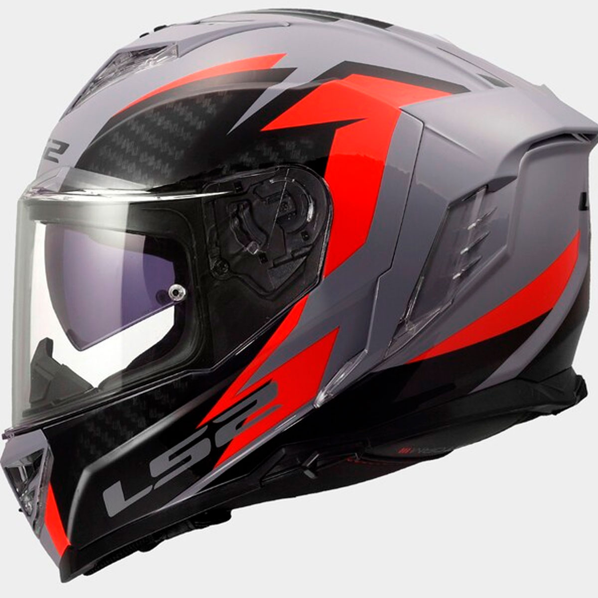 Casco LS2 STORM  III DYNAMO Negro Gris