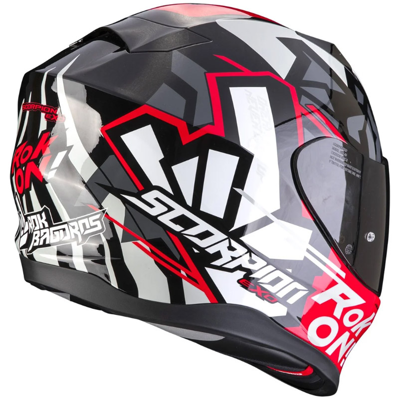 Casco moto Scorpion Exo-520 EVO Air Rok Bagoros