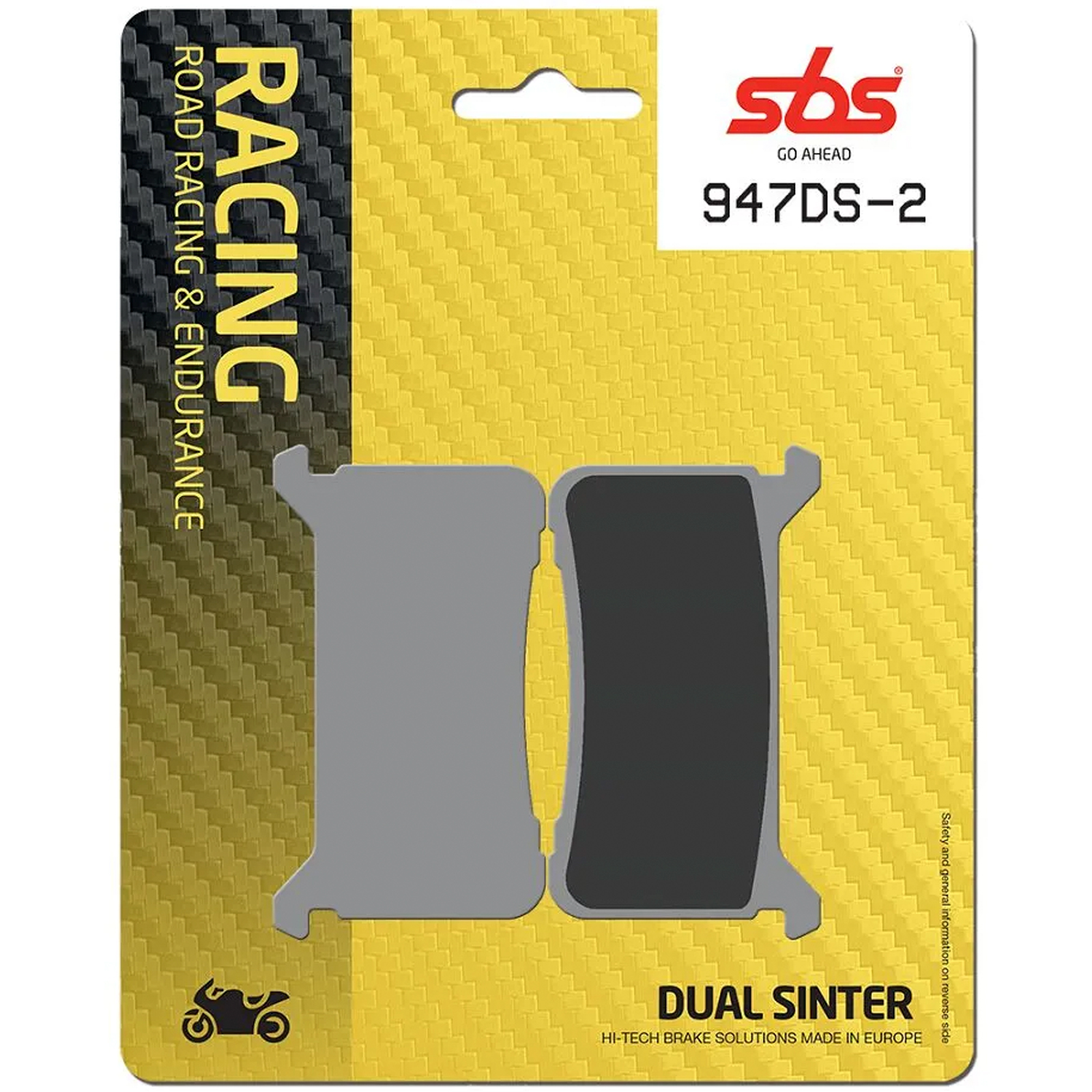 Pastillas de freno SBS sinterizadas 947DS-2