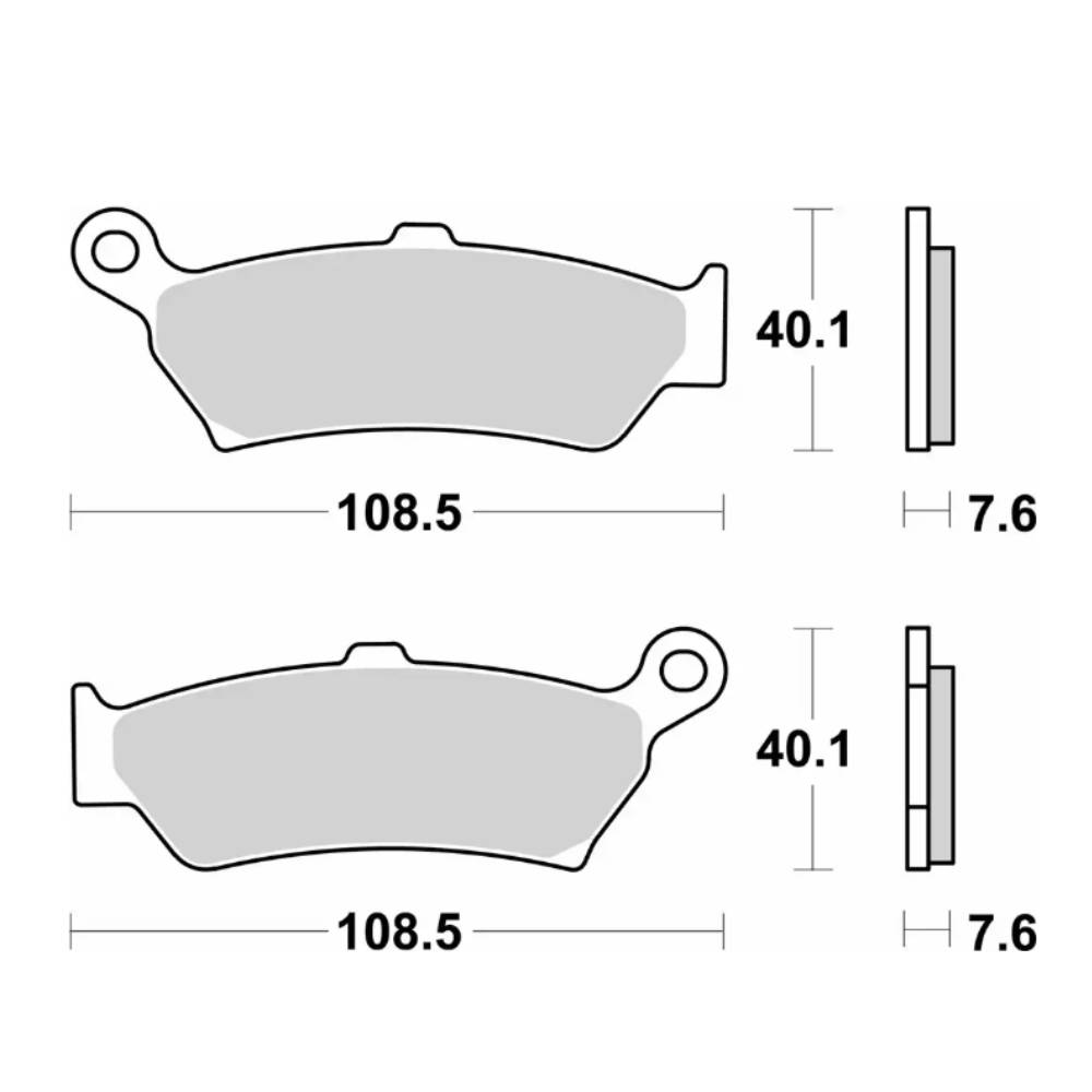 Pastillas de freno SBS sinterizadas 1005LS
