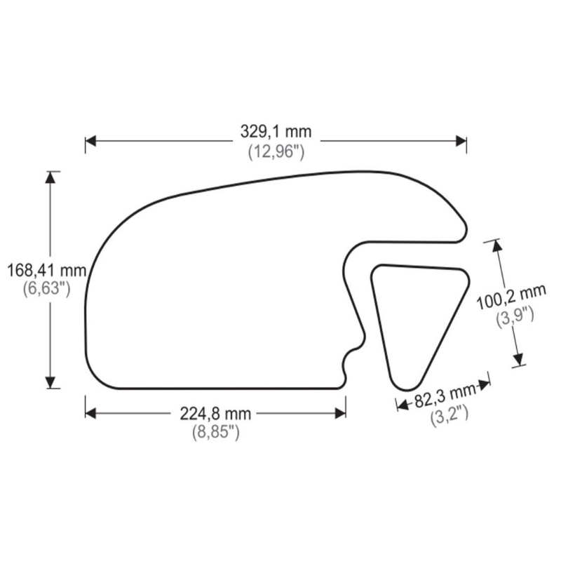 Kit adhesivo protector lateral Honda CB600 2013-2016