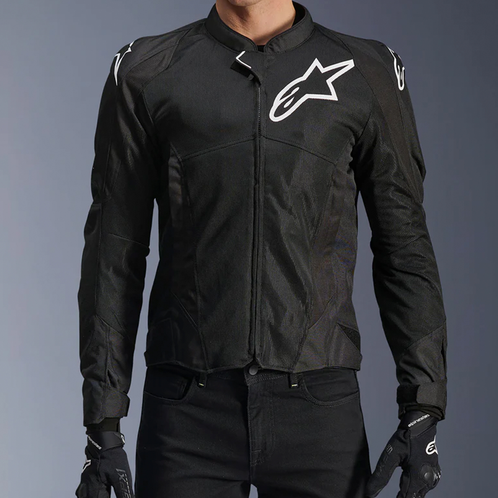 Chaqueta Viper Air V4 negro-blanco Alpinestars