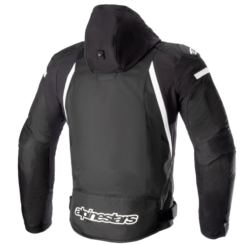 Chaqueta Alpinestars Zaca impermeable negro-blanco
