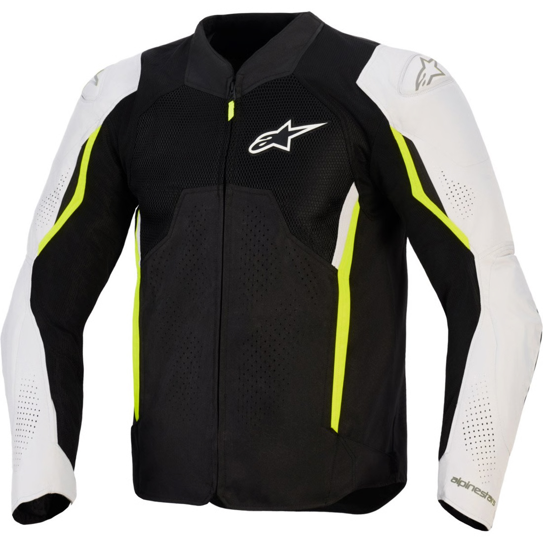 Chaqueta Alpinestars AST AIR V3 Negro / Plateado / Amarillo