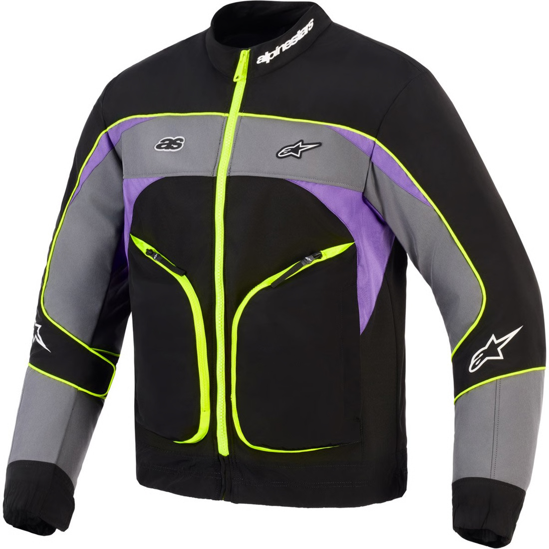 Chaqueta Alpinestars UNITE Negro / Gris / Violeta