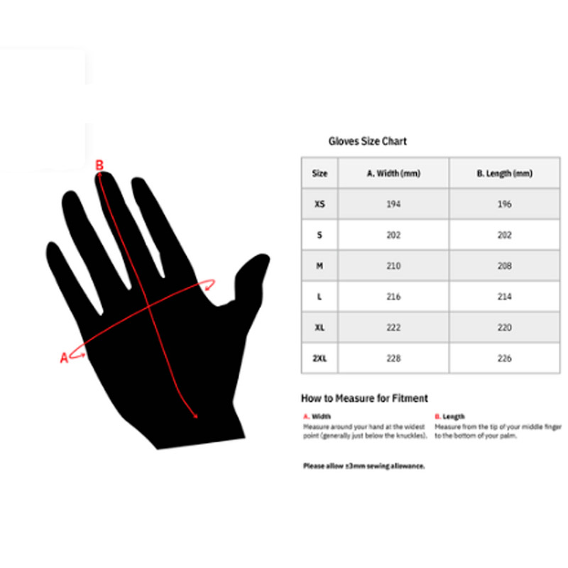 Guantes Motocross Negro Sector Thor