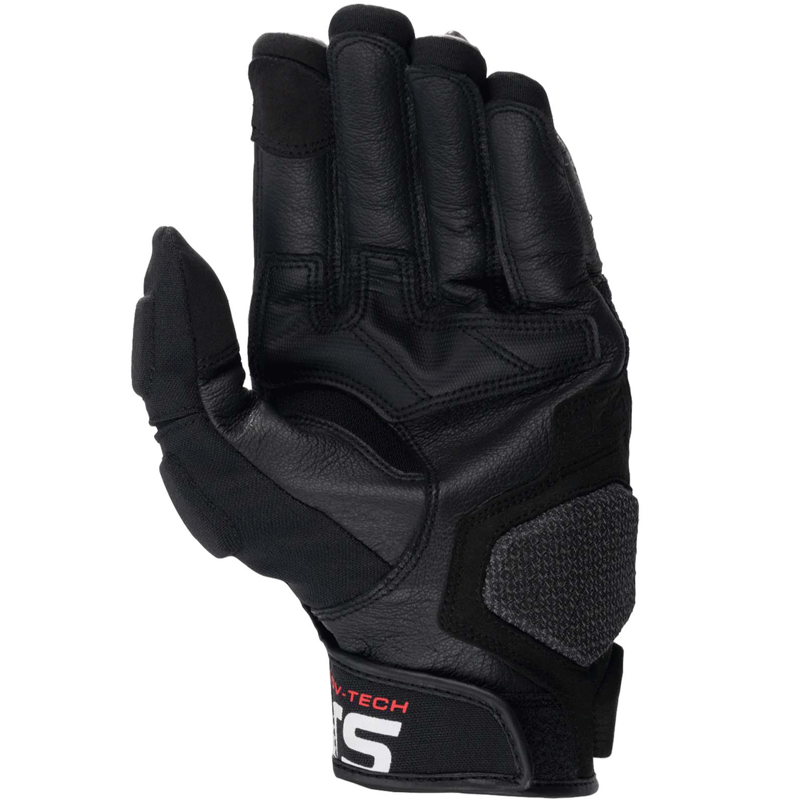 Guantes Alpinestars piel Halo negro-blanco