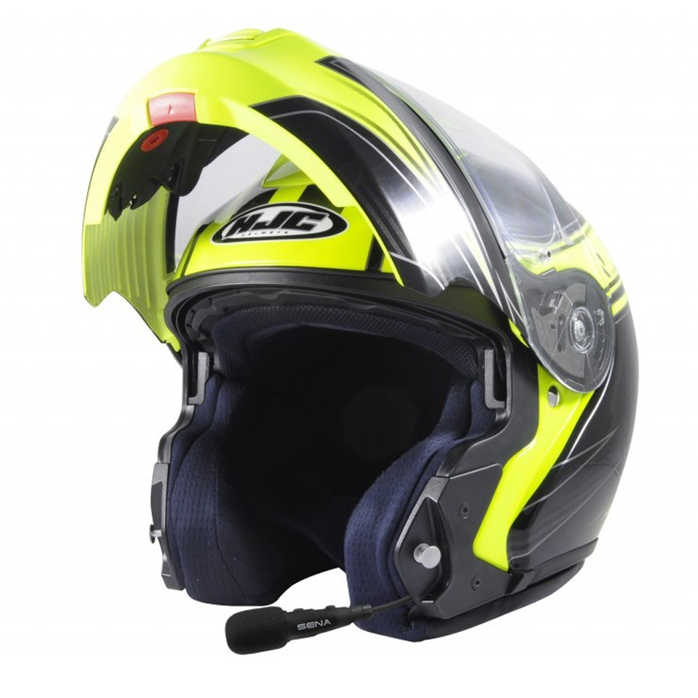 Intercomunicador moto Sena 3S con brazo largo casco