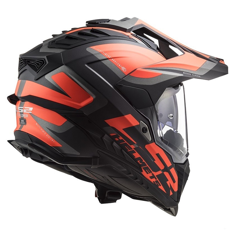 Casco LS2 Explorer Alter naranja