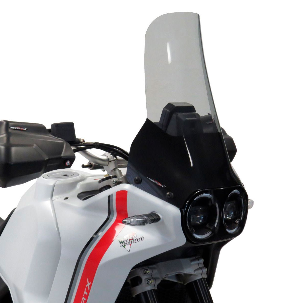 Cupula Touring PowerBronze Ducati DesertX 22+ DesertX Rally 24+ 47cm