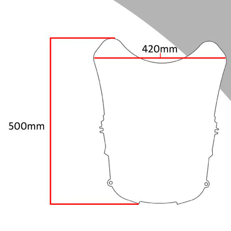 Cupula PowerBronze Flip Up Honda NT650V Deauville 98-05