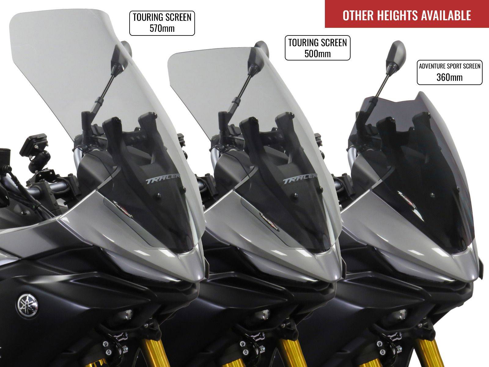 Cupula Yamaha Tracer 7 25- 57cm Powerbronze