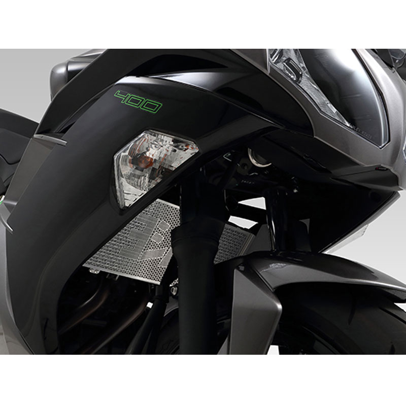 Protector radiador acero Yoshimura Kawasaki Ninja 400R 11-15/400 14-/650 12-