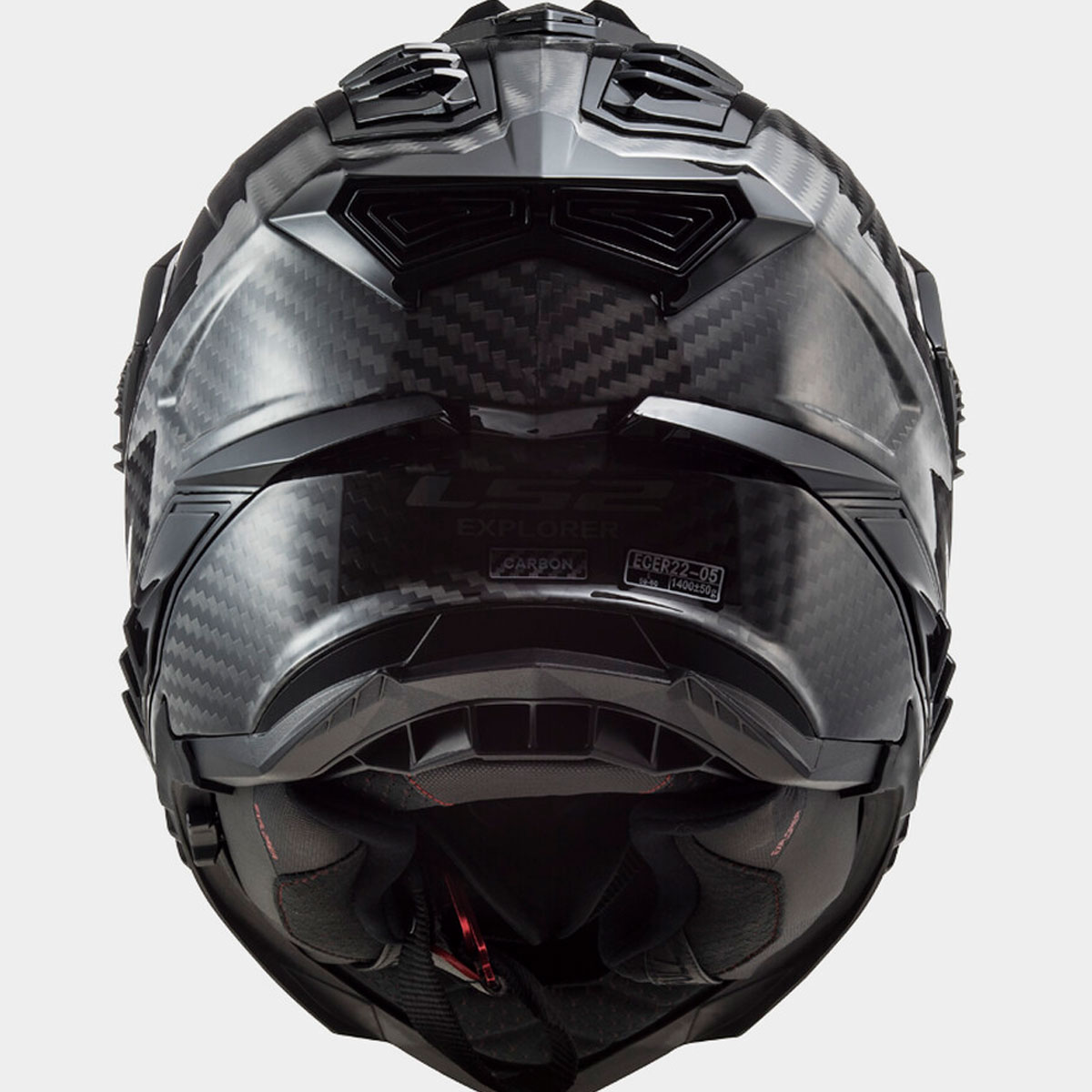 Casco LS2 MX701 Explorer Carbono Negro Brillo