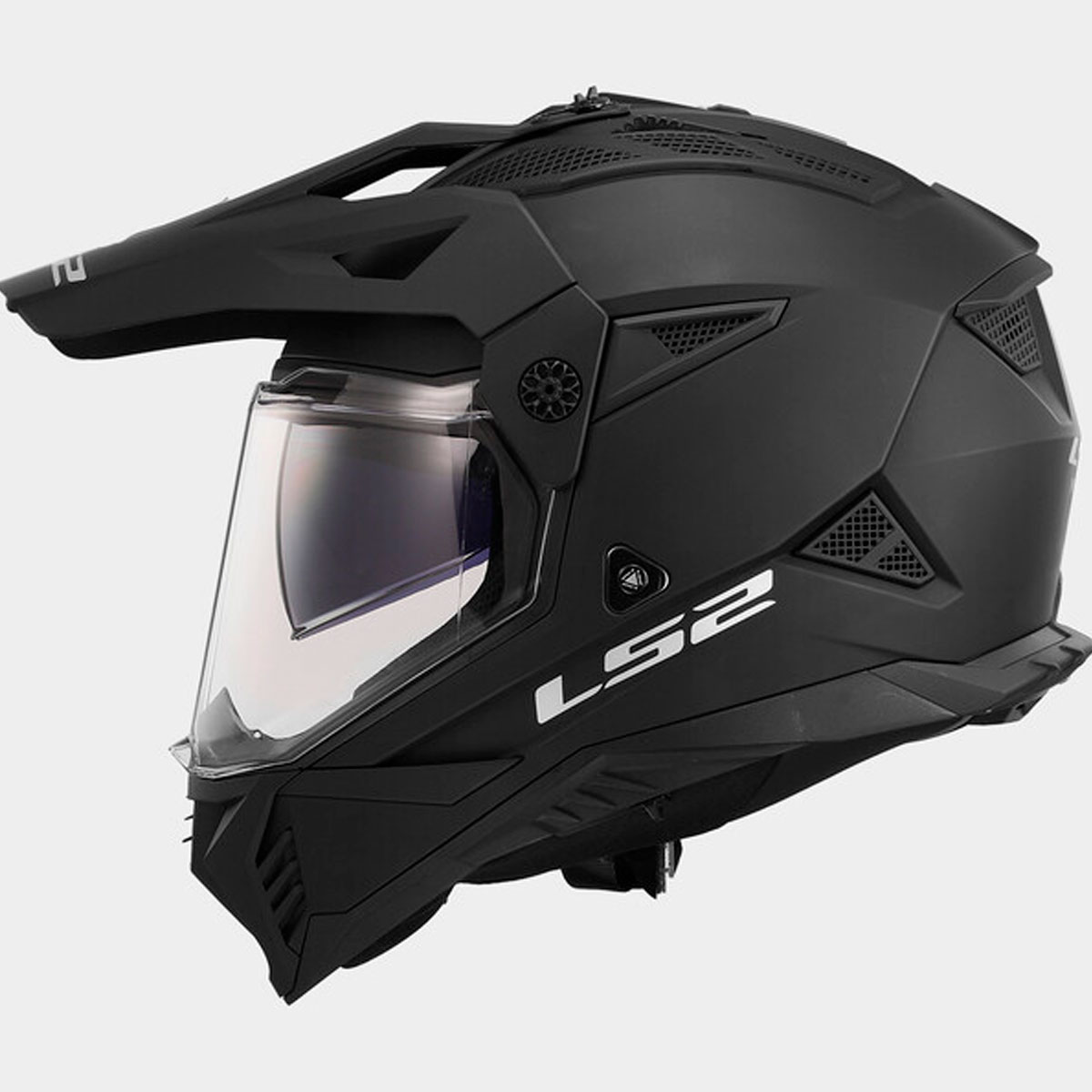Casco LS2 Pioneer II Solid Negro Mate