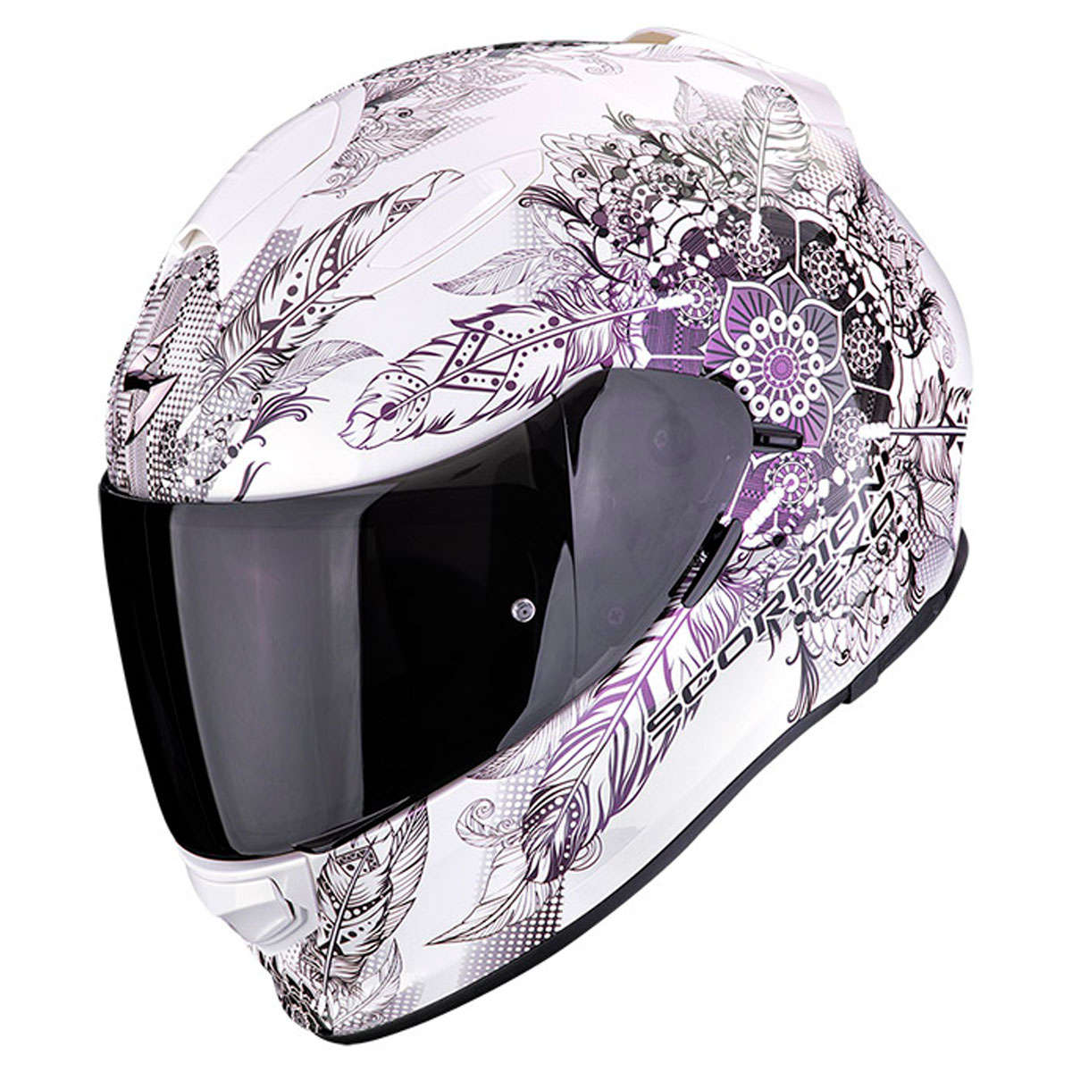 Casco moto Scorpion EXO-491 DREAM Blanco Camaleon