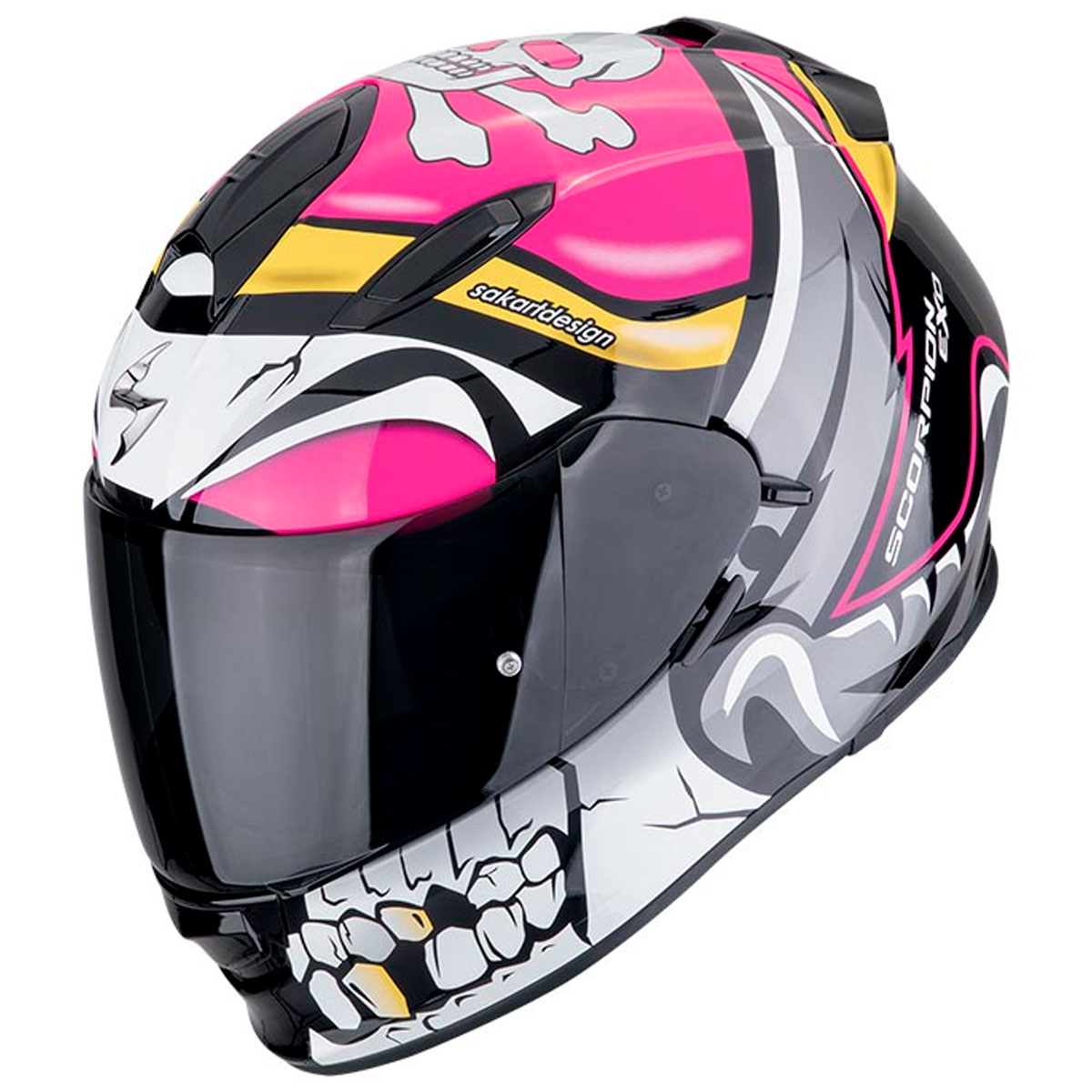 Casco moto Scorpion EXO-491 PIRATE Rosa