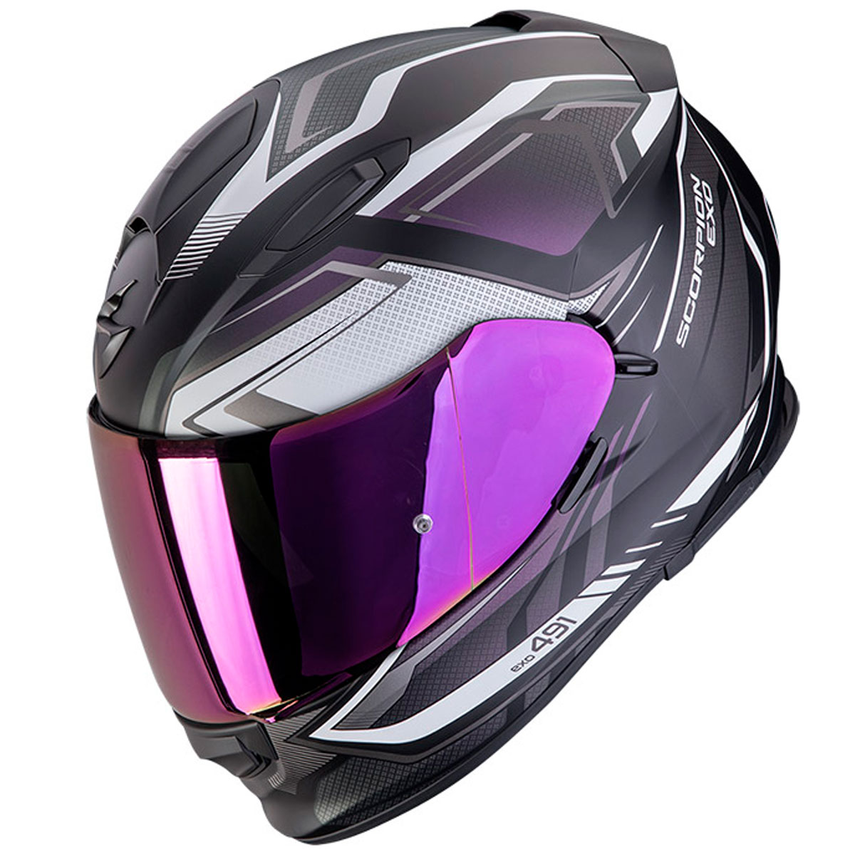 Casco moto Scorpion EXO-491 ZUMO Negro Mate Camaleon