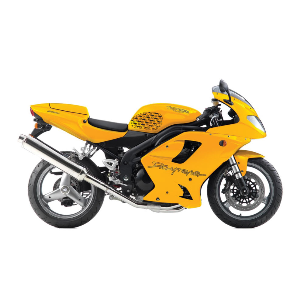STOMPGRIP Volcano Kit de Adhesivos grandes UNIVERSAL para moto