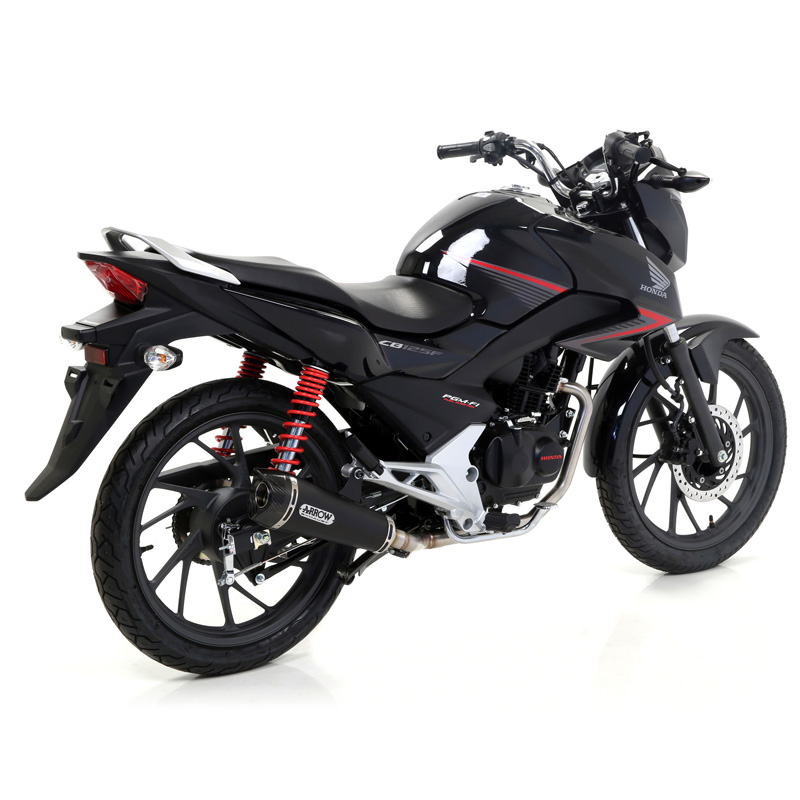 Escape X-Kone Dark con fondo Carbono HONDA CB125F 15-16 OC