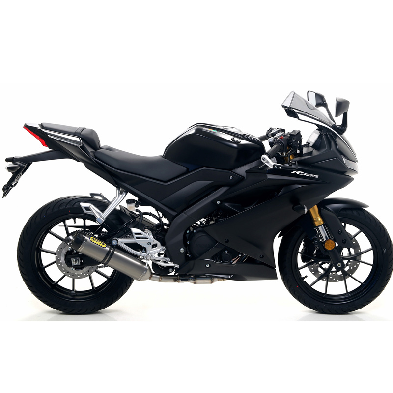 Silencioso Street Thunder en titanio Arrow Yamaha YZFR-MT 125 OC