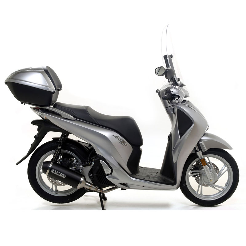 Escape aluminio negro Arrow Dark URBAN HONDA SH125i-150i 12- OC