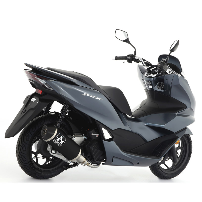 Escape Arrow Honda PCX125 21- OC aluminio negro