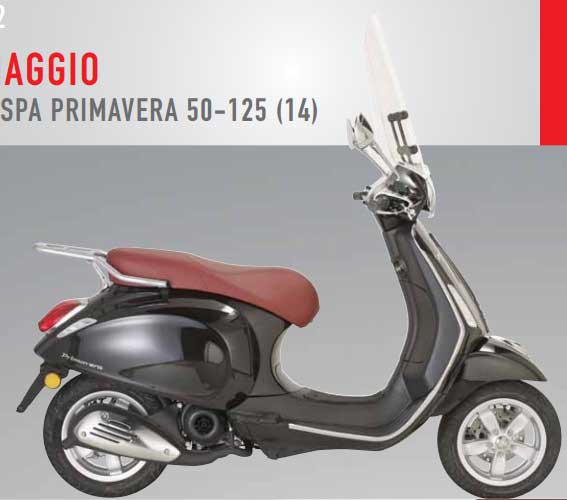 Parabrisas transparente Givi Piaggio Vespa Primavera 50-125 14-