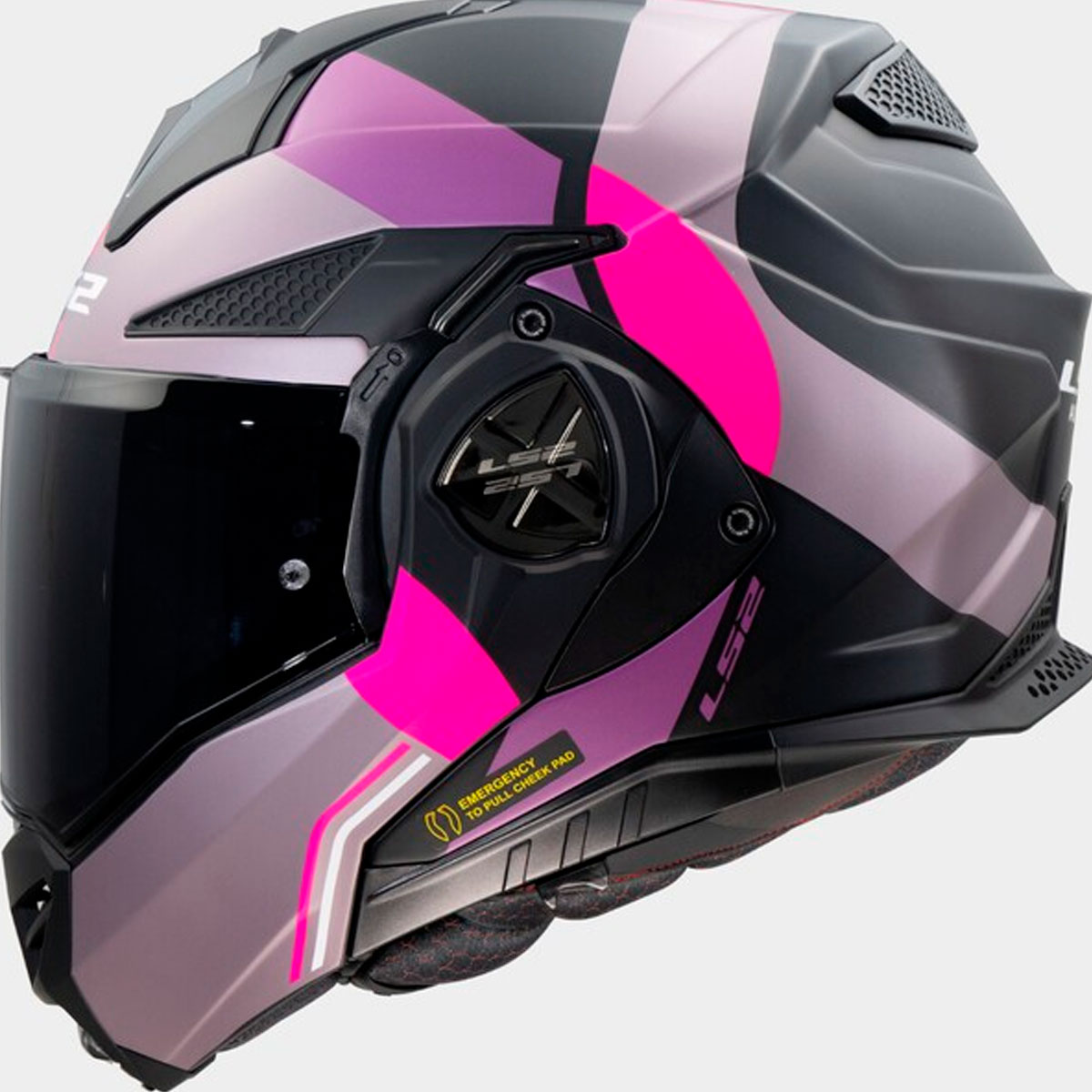 Casco LS2 Advant X Ultra Gris / Púrpura