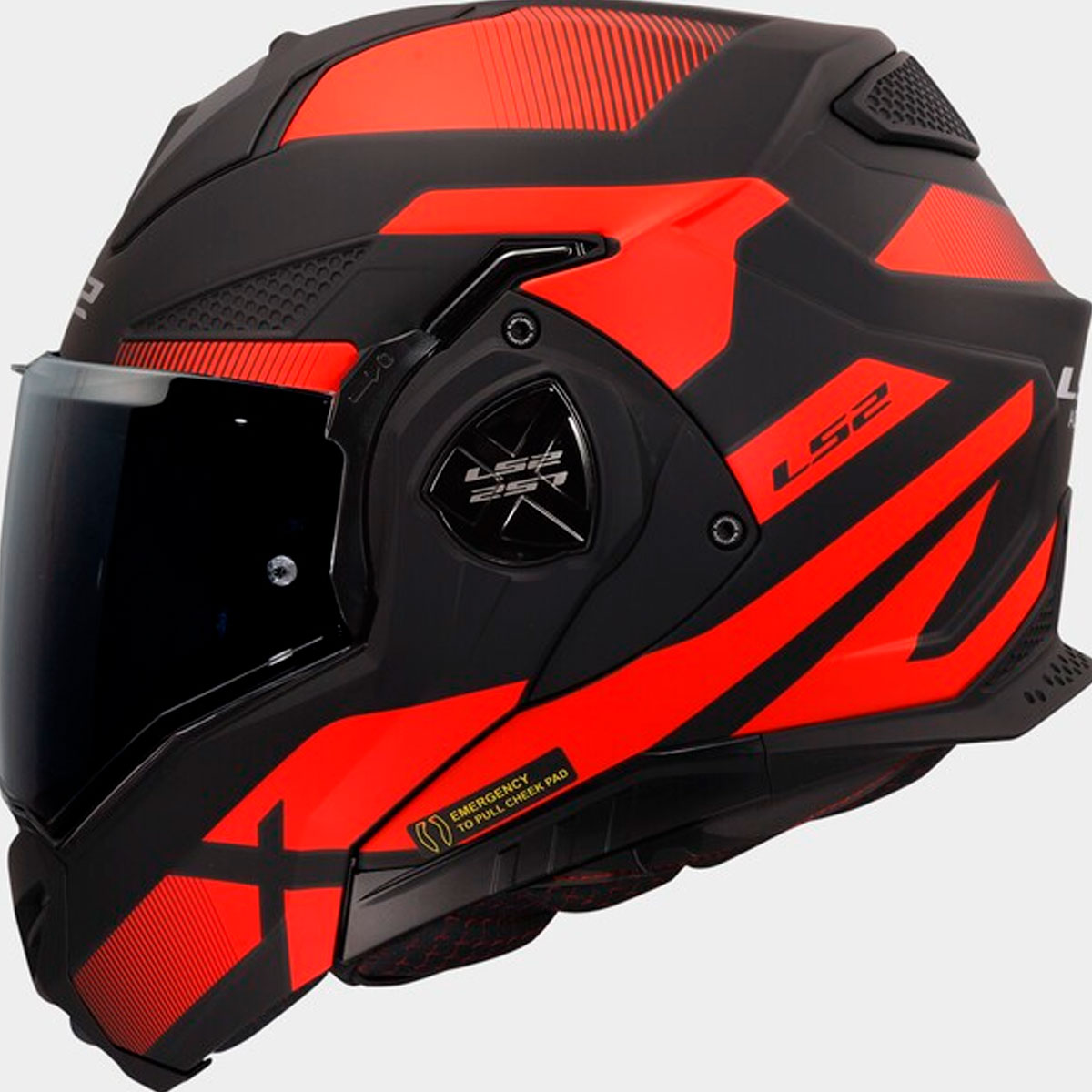 Casco LS2 Advant X NOVA Negro Rojo