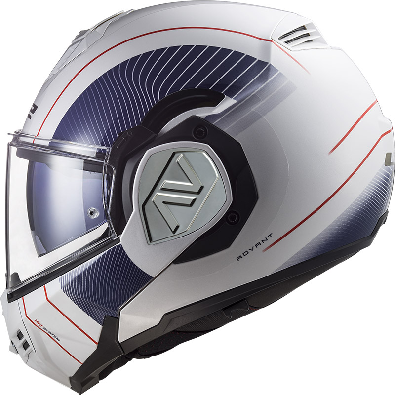 Casco LS2 Advant Cooper blanco-azul