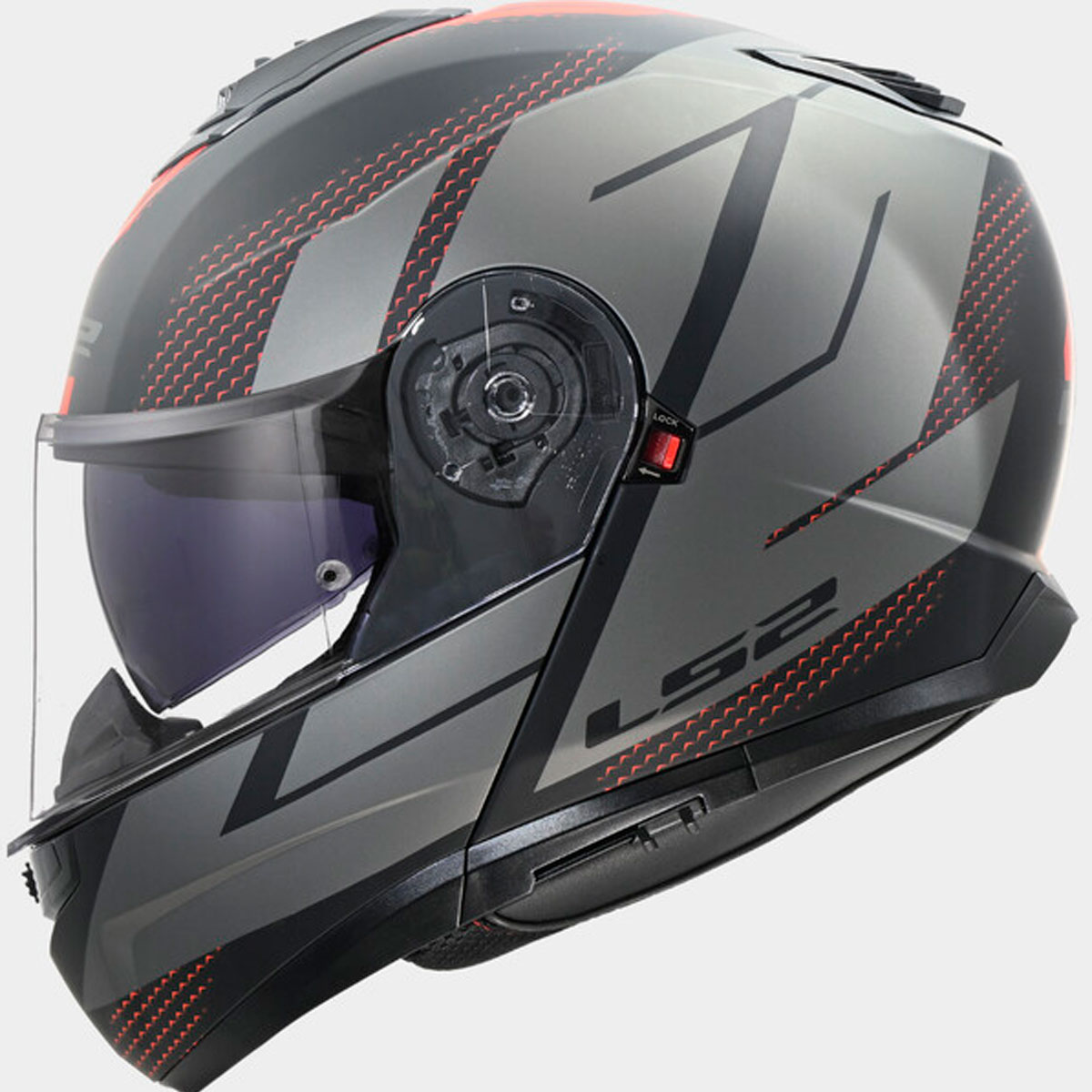 Casco LS2 Strobe II CODE Gris Negro