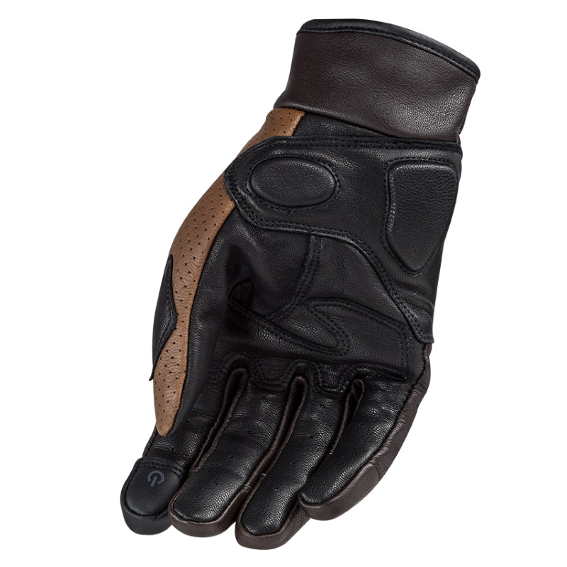 Guantes moto Rust LS2 negro-marron