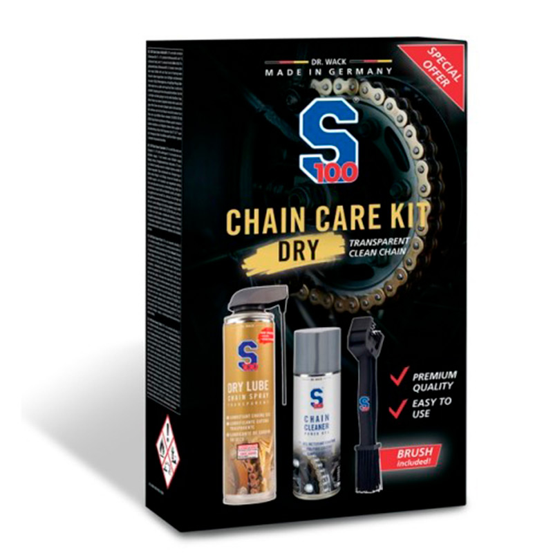 Kit S100 dry cuidado de la cadena