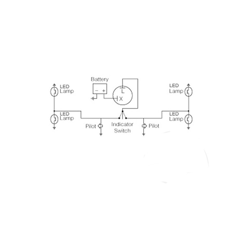 Rele marca JMP para intermitente 2 Pin