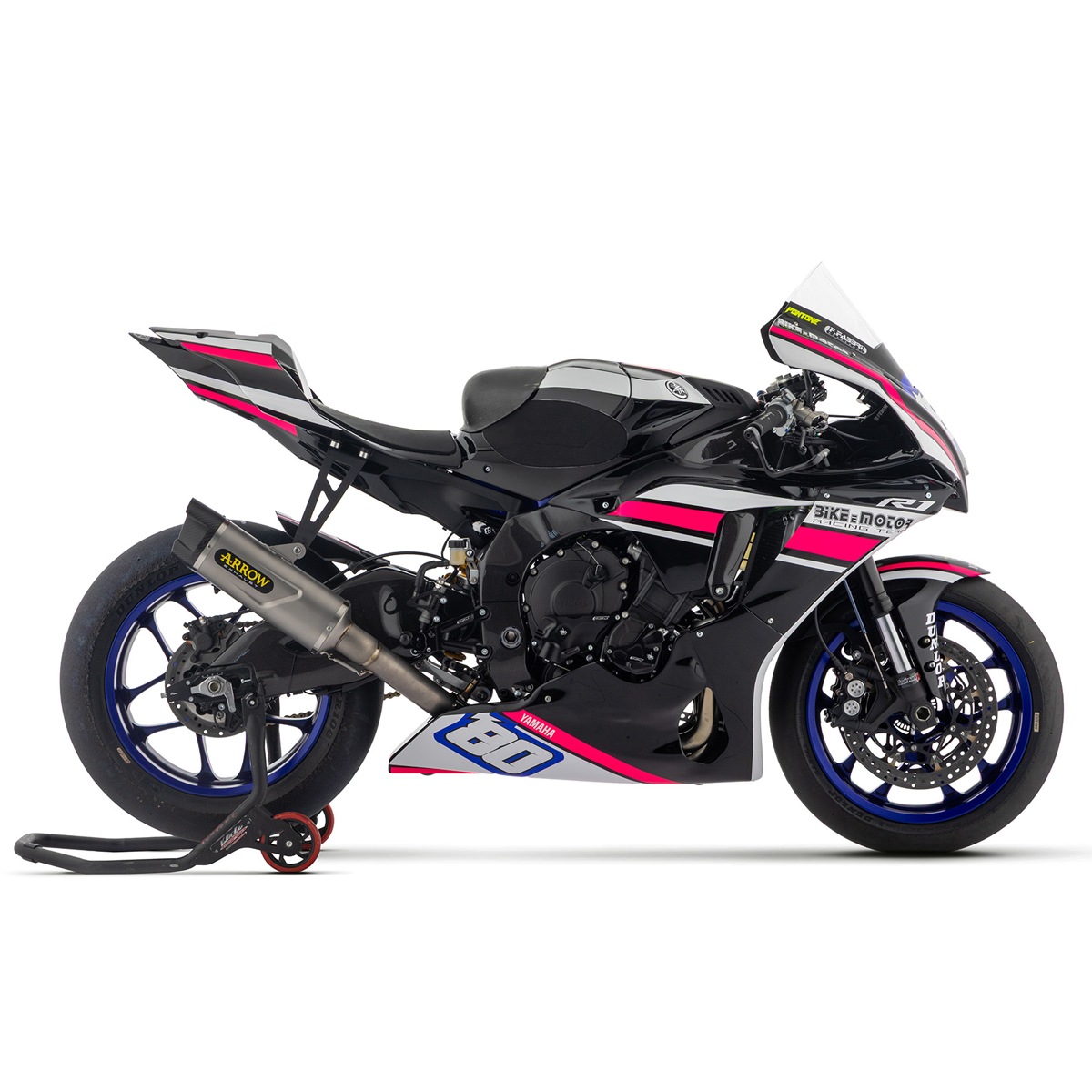 Sistema completo Arrow Indy Race EVO escape y colectores titanio Yamaha YZF R1 25+