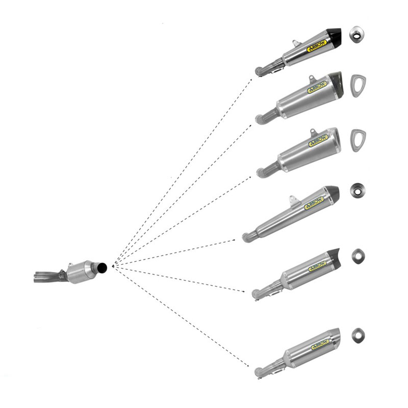 Conector No catalitico Arrow HONDA CB1000R 08-16