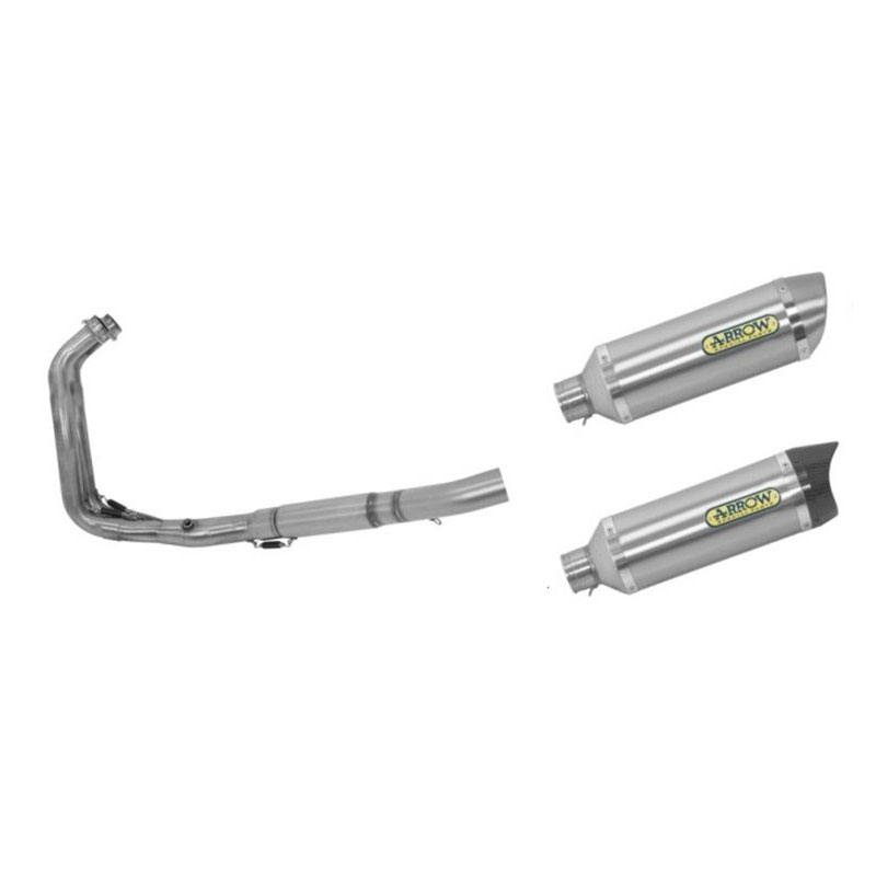 Colector alto homologado Arrow YAMAHA MT07 14-,Tracer 700 16-