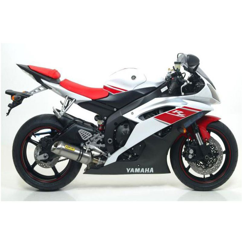 Escape aluminio fondo acero Arrow THUNDER YAMAHA YZF 600 R6 06-