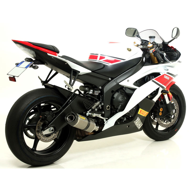 Escape titanio fondo carbono Arrow THUNDER YAMAHA YZF 600 R6 06-