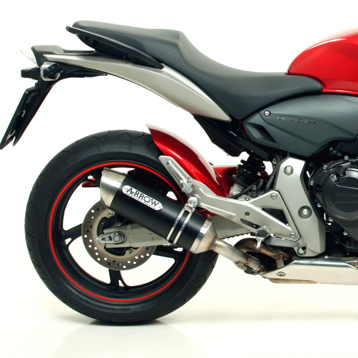 Escape aluminio negro Arrow Thunder Honda CB600F 07-13/CBR600F 11-13