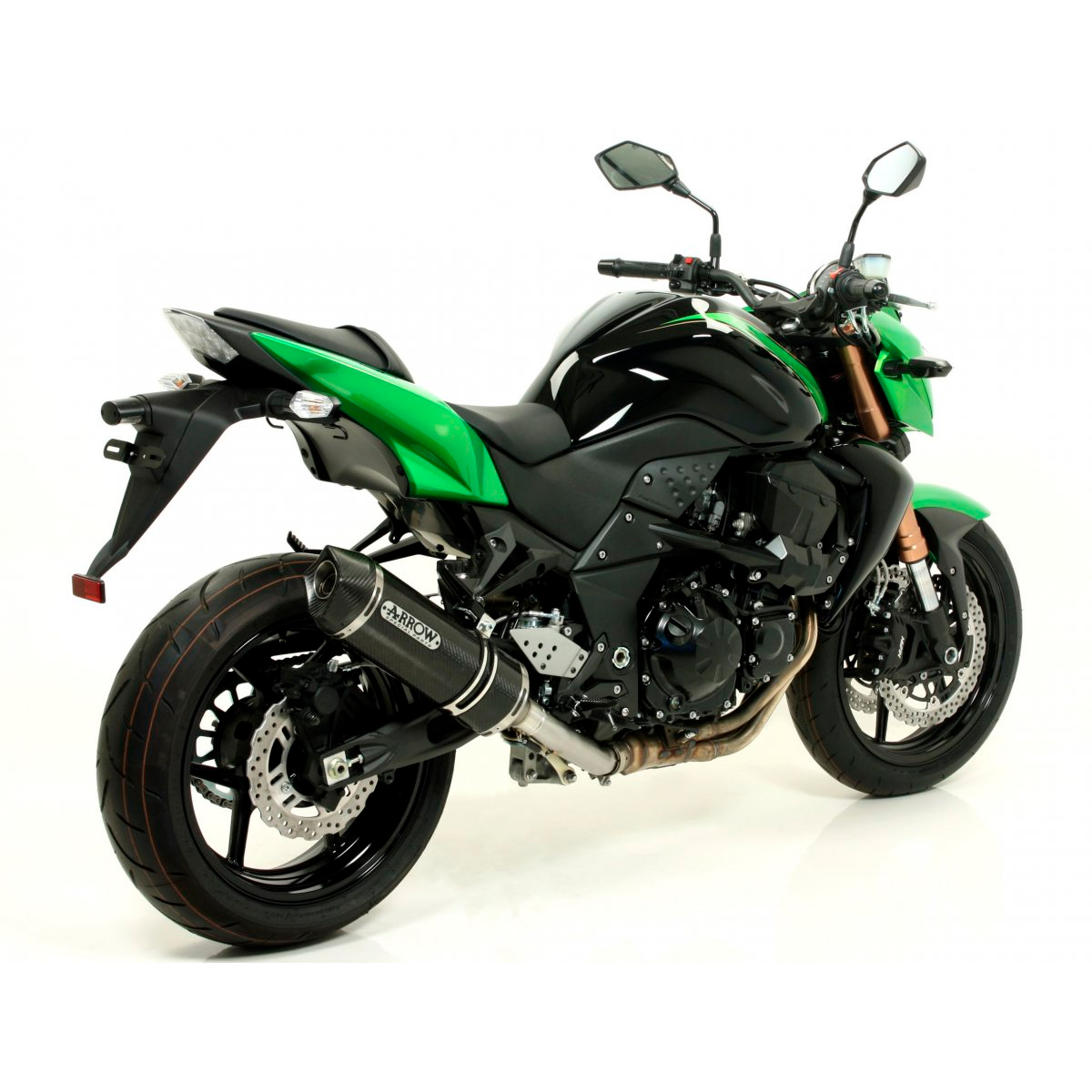 Escape Arrow Race-Tech carbono Kawasaki Z750 07-14