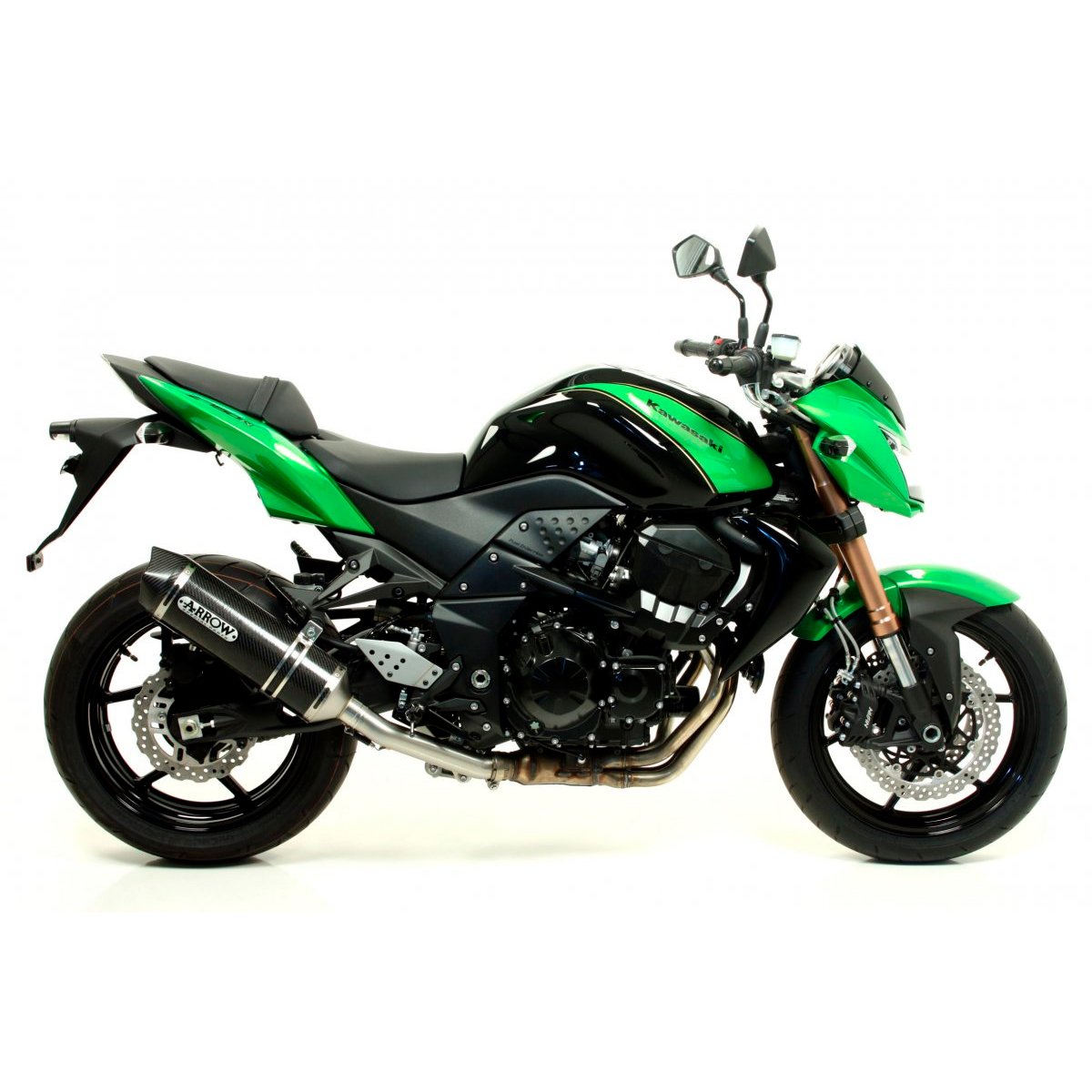 Escape Arrow Race-Tech carbono Kawasaki Z750 07-14