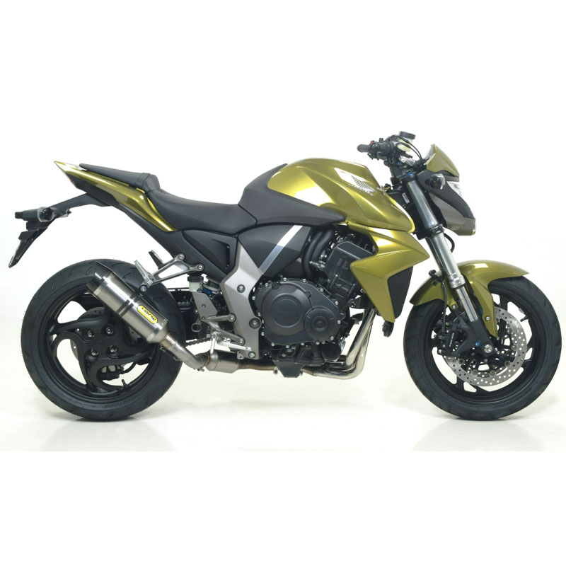 Escape titanio fondo acero Arrow THUNDER HONDA CB1000R 08-16