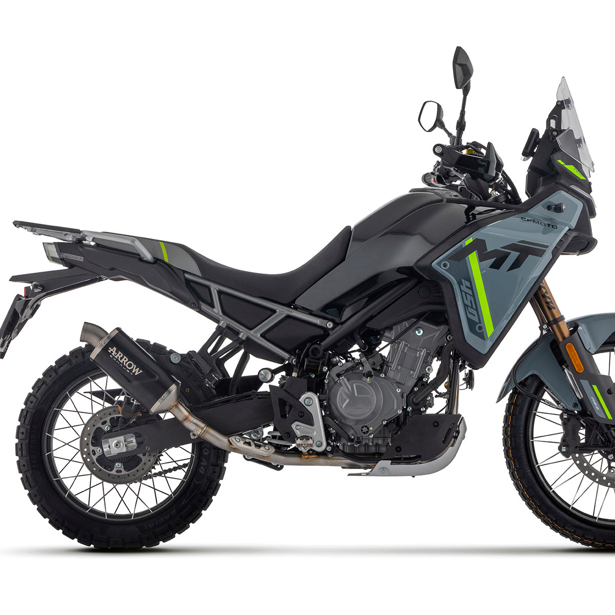 Colector acero Arrow Racing CFMoto 450MT 2025